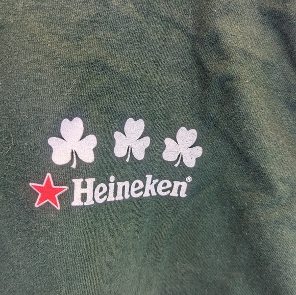 Heineken st paddy's day think green Tshirt XL - Picture 3 of 5